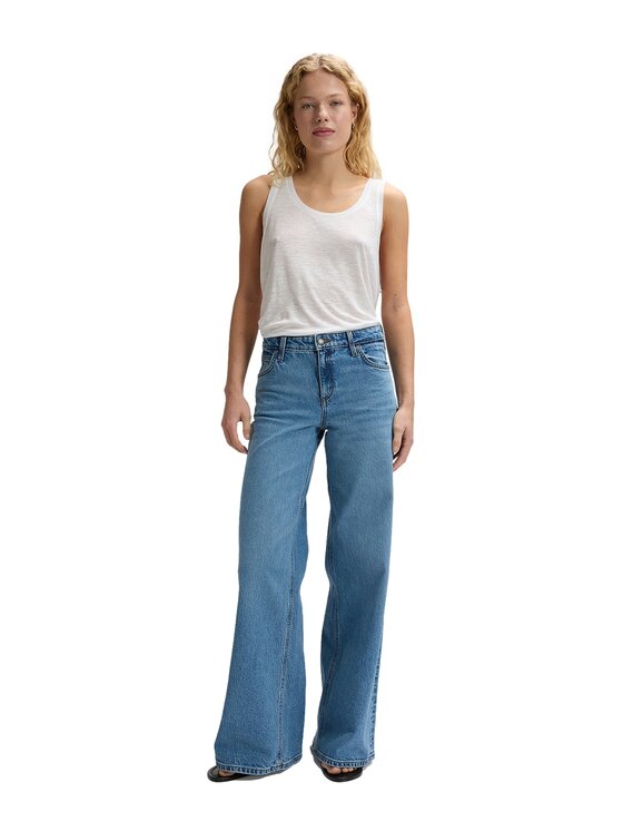 Lee Lee Jeansy 112379307 Niebieski Relaxed Fit