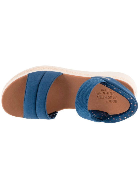 Skechers Skechers Sandały Skechers Slip-Ins: BOBS Sun Ray Granatowy