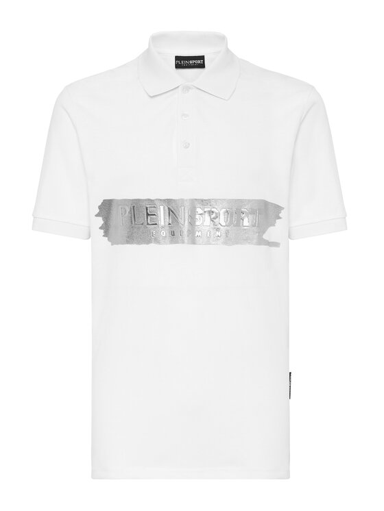 Plein Sport Plein Sport Polo 1387 Biały Slim Fit