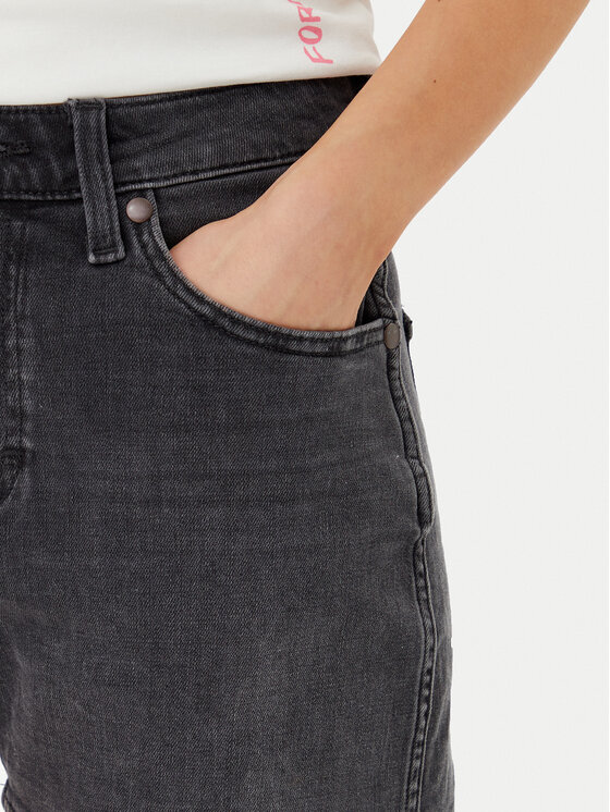 Wrangler Wrangler Pantaloni scurți de blugi Cowboy 112362695 Negru Relaxed Fit