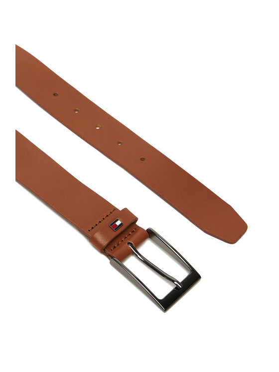 Tommy Hilfiger Tommy Hilfiger Ζώνη Ανδρική Layton 3.5 Ext AM0AM13016 Καφέ