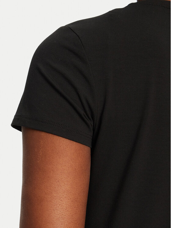 Patrizia Pepe Patrizia Pepe T-Shirt CM1419/J013-K103 Czarny Regular Fit