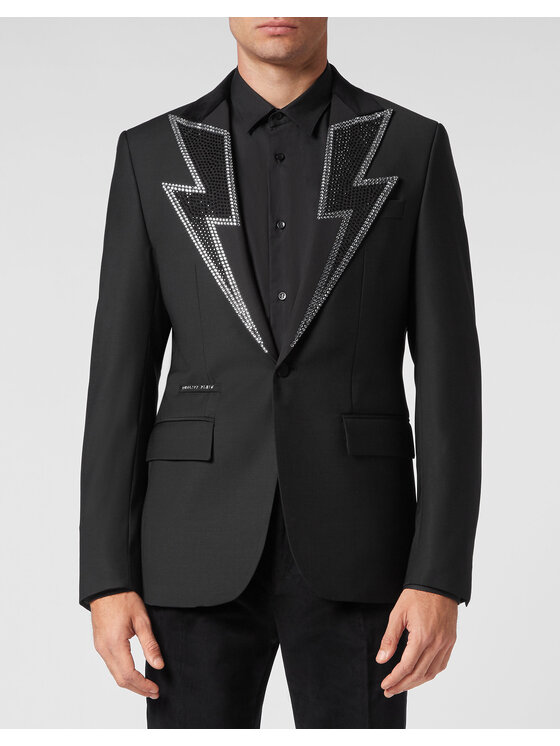PHILIPP PLEIN PHILIPP PLEIN Giacca da abito 2885 Nero Fitted Fit