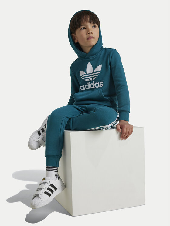 adidas adidas Trenirka adicolor IY4789 Turkizna Regular Fit