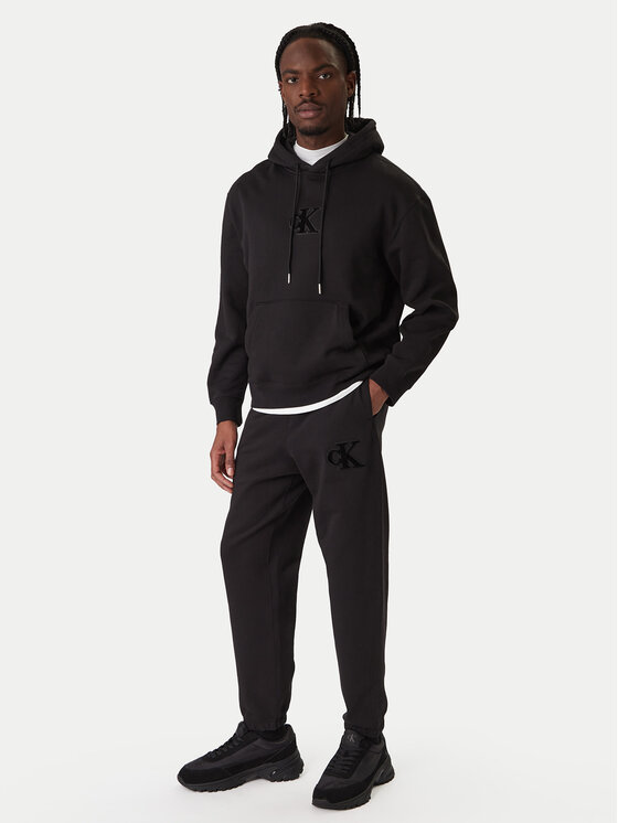 Calvin Klein Jeans Calvin Klein Jeans Pantaloni trening GSM LV04RD252G Negru Regular Fit