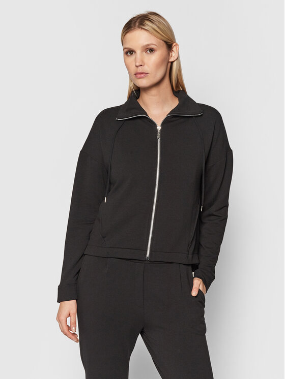 Triumph Sweatshirt Thermal 10209582 Schwarz Relaxed Fit | Modivo.de
