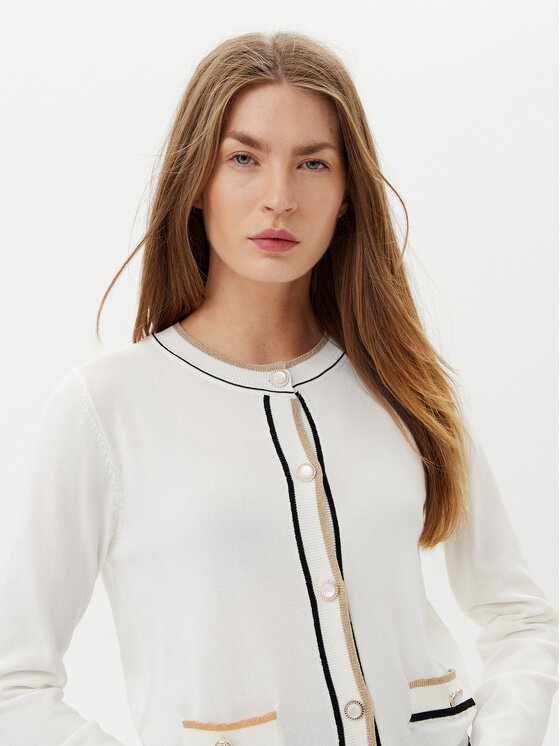 Artigli Artigli Kardigan ACMA001909 Bílá Regular Fit