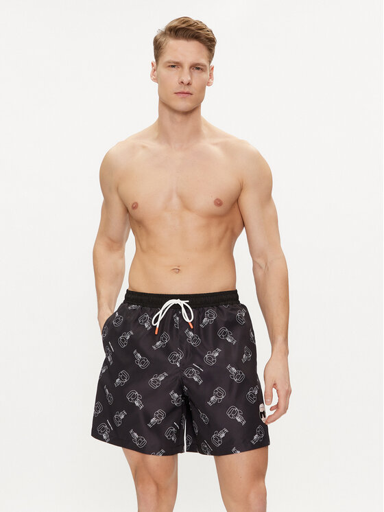 KARL LAGERFELD KARL LAGERFELD Пляжні шорти 241M2217 Кольоровий Regular Fit