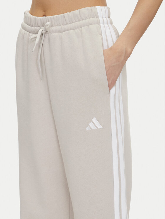 adidas adidas Teplákové kalhoty Essentials 3-Stripes JW9215 Béžová Regular Fit