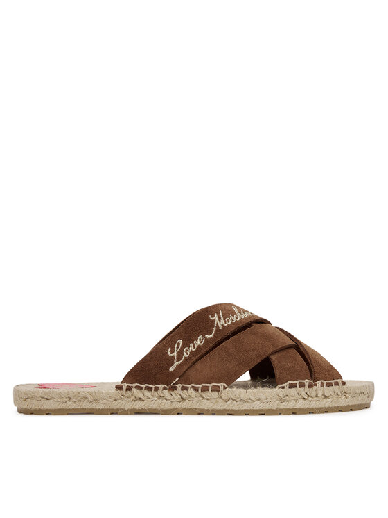 LOVE MOSCHINO LOVE MOSCHINO Klapki JA28362G0MIG0300 Brązowy