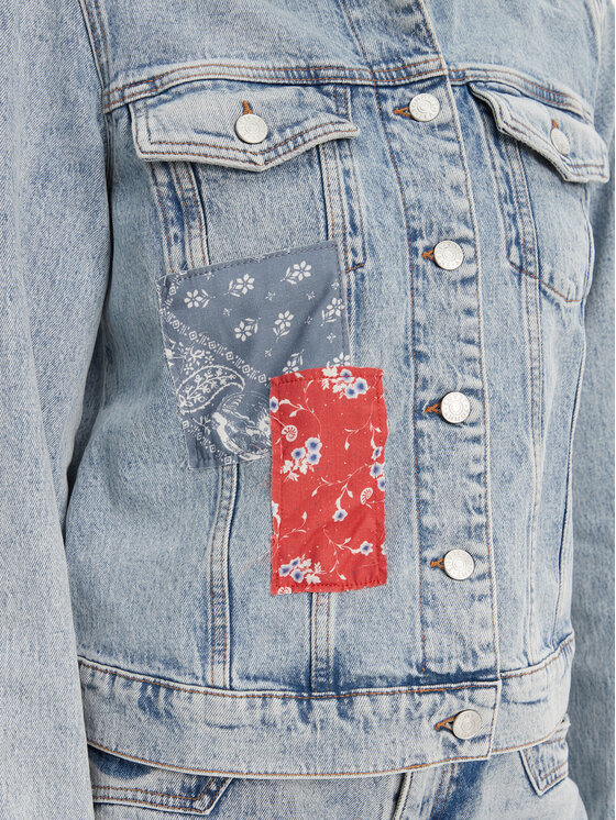 Tommy Jeans Tommy Jeans Farmer kabát Classic DW0DW20116 Kék Regular Fit