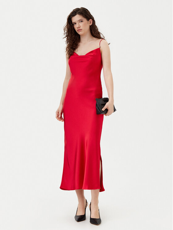 HUGO Hugo Abito da cocktail Kaparti-1 50533629 Rosso Regular Fit