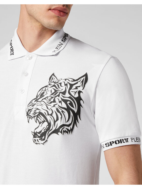 Plein Sport Plein Sport Polo 1531 Bianco Slim Fit