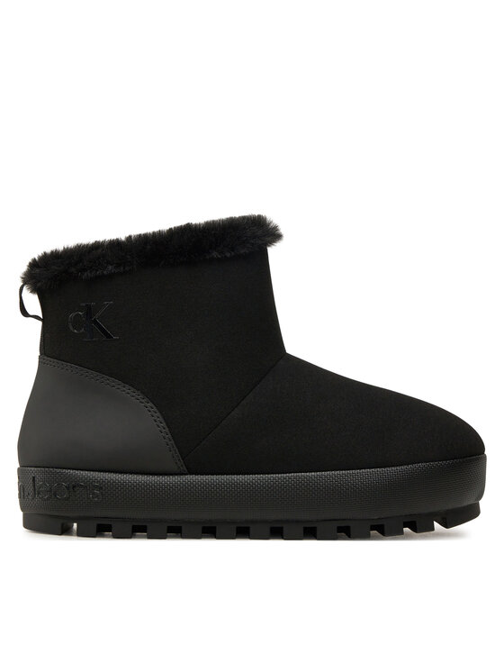 Papuci de casă Calvin Klein Jeans Home Anke Slipper YW0YW01592 Negru