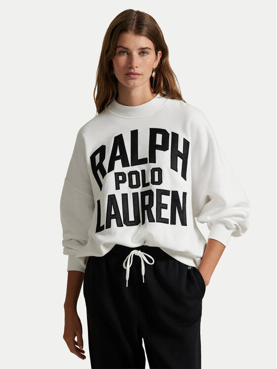 Polo Ralph Lauren Polo Ralph Lauren Mikina 211978147001 Bílá Relaxed Fit