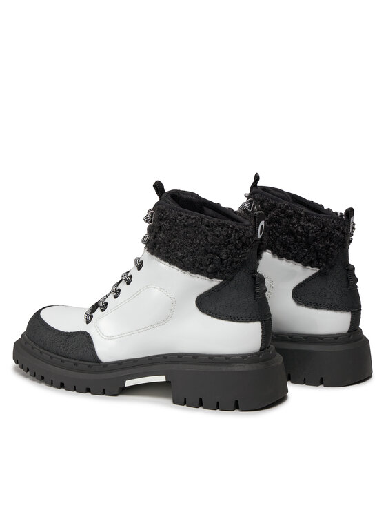 Desigual Desigual Schnürstiefeletten 22WSTP06 Schwarz
