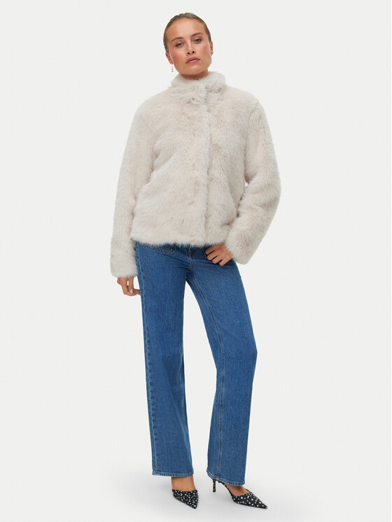 Vero Moda Vero Moda Kožešina Monroe 10315328 Béžová Regular Fit