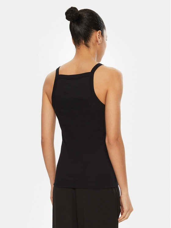 IVY OAK IVY OAK Top Klara Rose IO1100X2362 Czarny Slim Fit