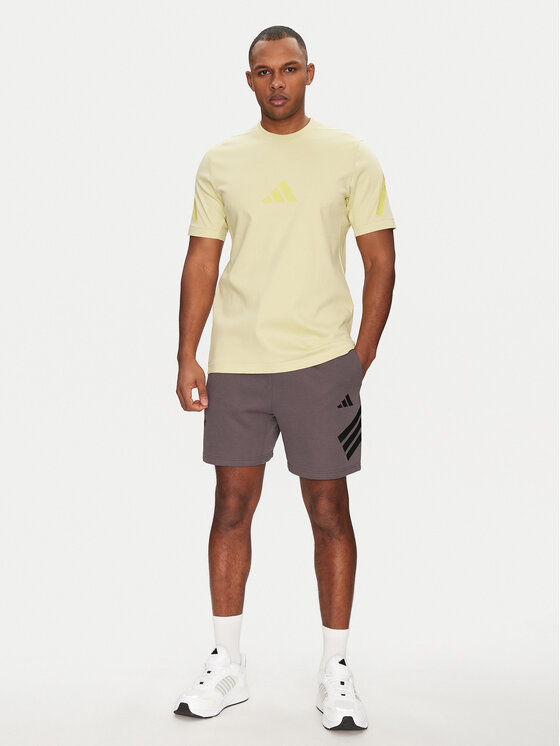 adidas adidas Спортивні шорти Future Icons 3-Stripes JD4881 Сірий Regular Fit