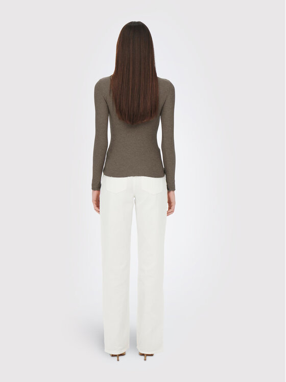 ONLY ONLY Bluse Emma 15180040 Braun Slim Fit