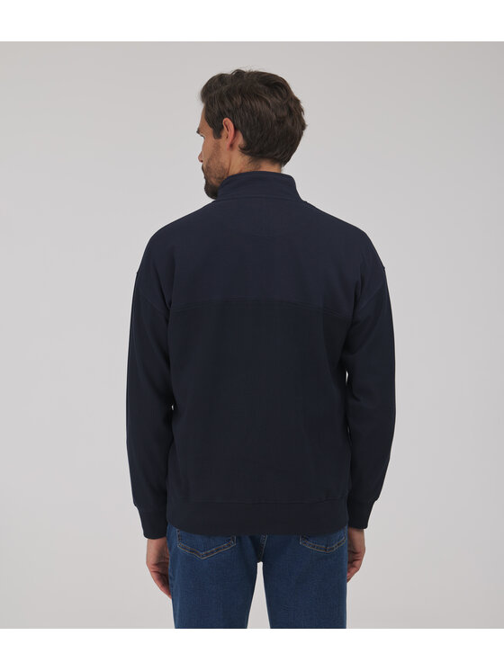 Lee Cooper Lee Cooper Bluza NATHAN Granatowy Relaxed Fit