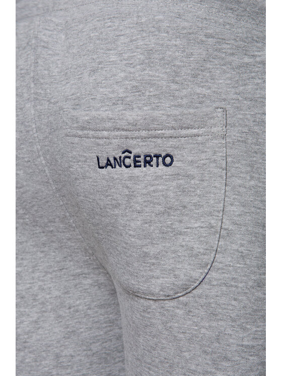 Lancerto Lancerto Szorty sportowe Elgin Szary Regular Fit