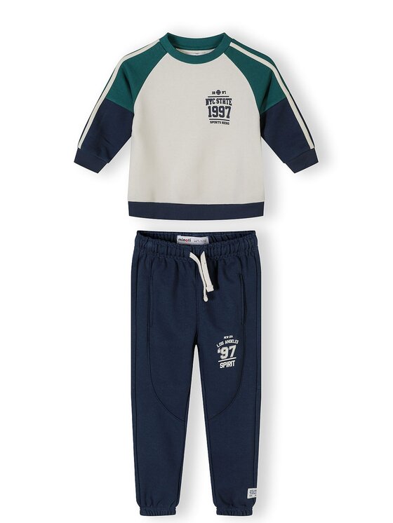 minoti minoti Zestaw 29SET203 Granatowy Regular Fit