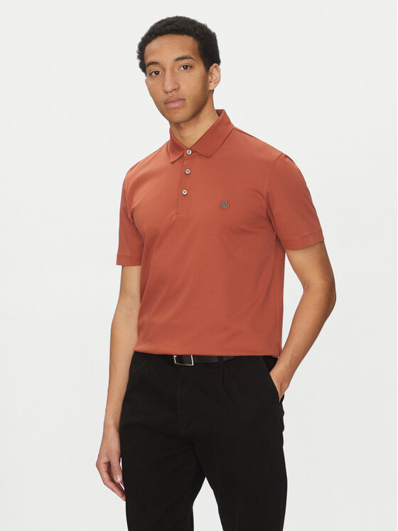 BOSS Polokošeľa C-Parris 01 50520297 Oranžová Regular Fit
