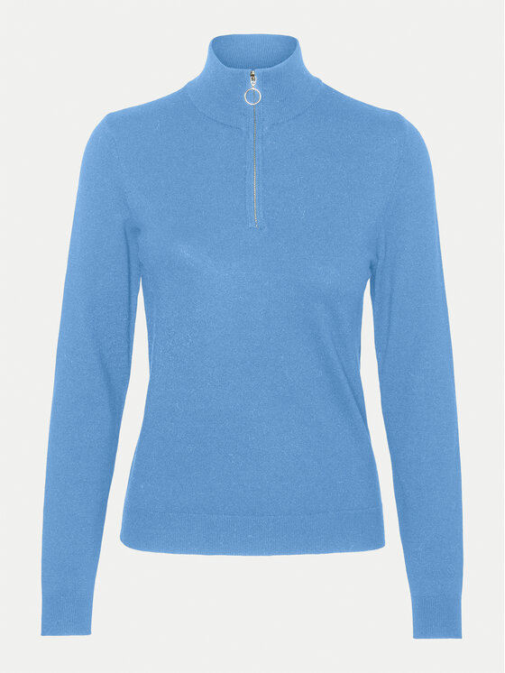 Vero Moda Vero Moda Džemper Happiness 10317993 Plava Slim Fit