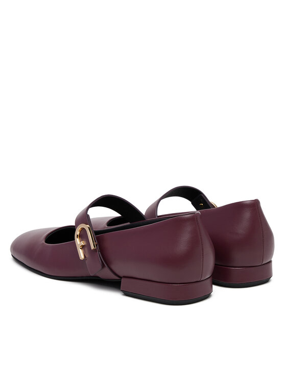 Furla Furla Półbuty Chic Ballerina YJ70HIC X30000 AL 26700 Bordowy
