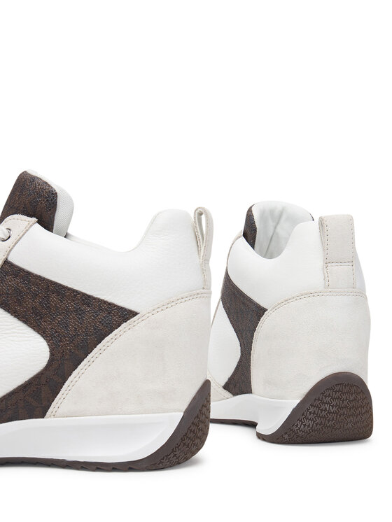 MICHAEL Michael Kors MICHAEL Michael Kors Sneakersy Nikko S2 Wedge Trainer 43F6NKFS4S Bílá