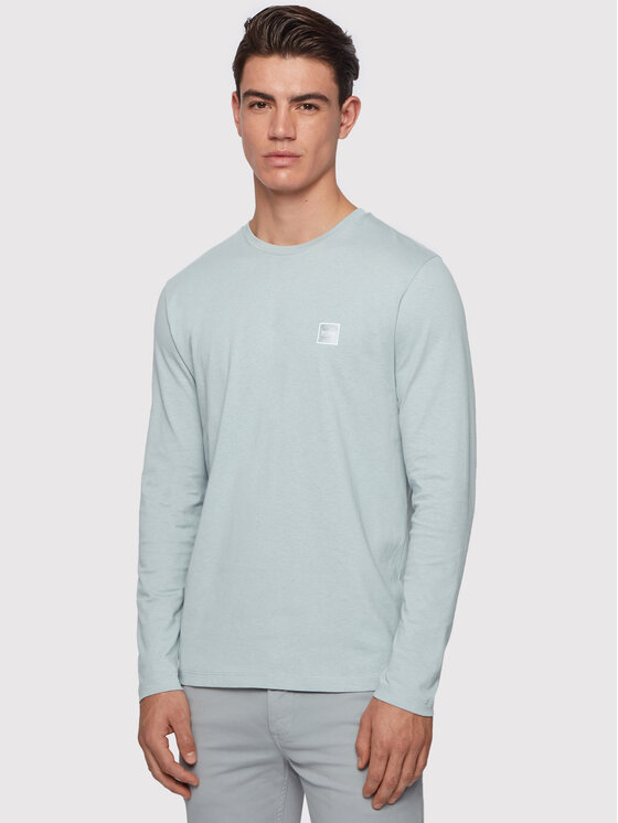 BOSS Boss Longsleeve Tacks 50393629 Блакитний Regular Fit