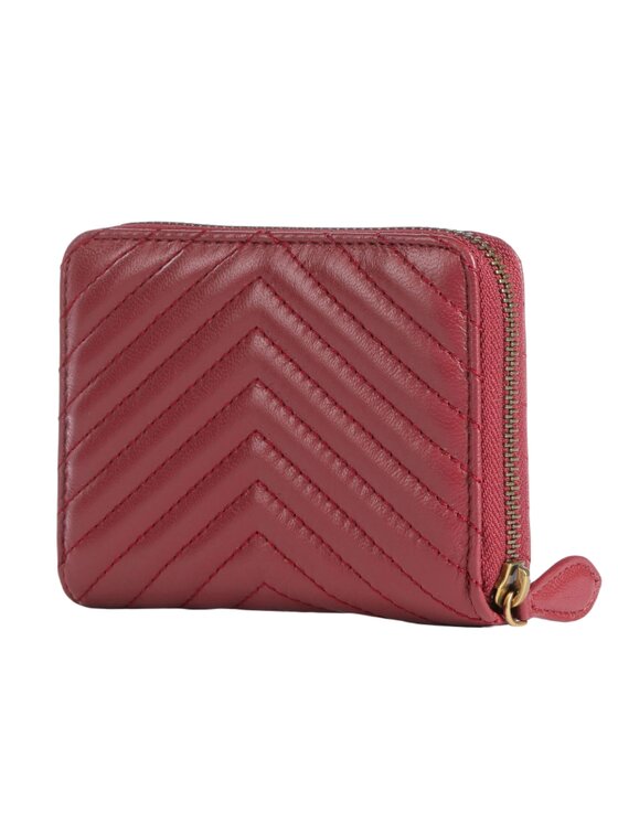 PINKO Pinko Portfel TAYLOR ZIP AROUND Czerwony