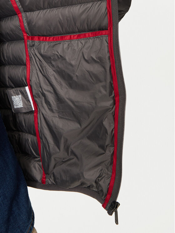 Jott Jott Пухено яке Nico P000MDOW01 Сив Slim Fit