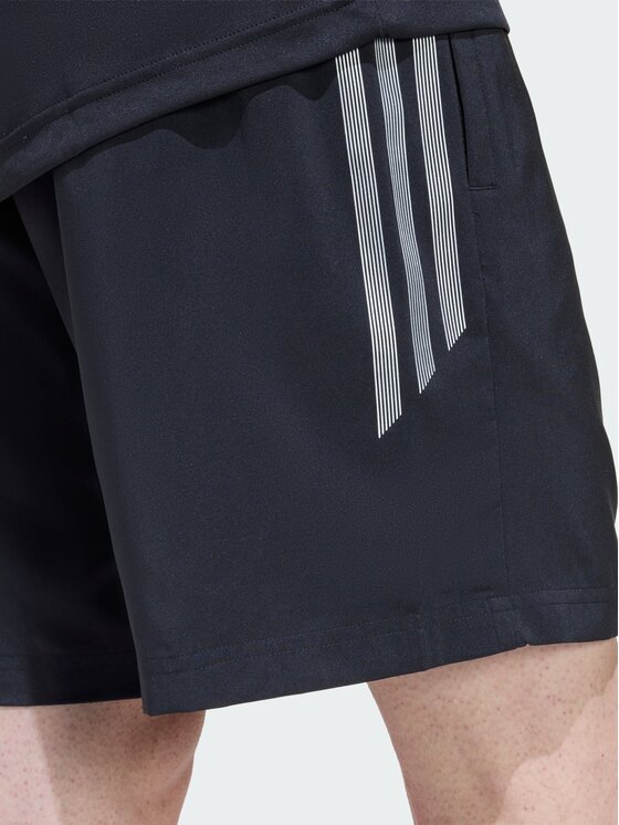 adidas adidas Szorty materiałowe 159225 Czarny Regular Fit
