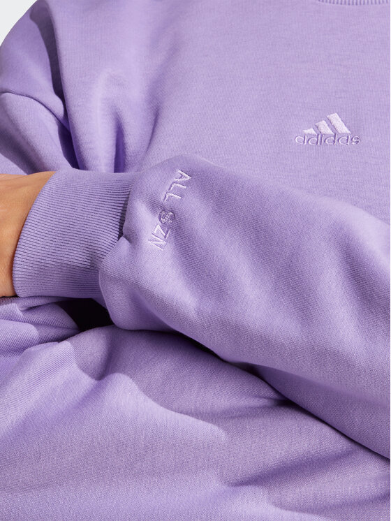 adidas adidas Pluus ALL SZN Fleece Sweatshirt IC6450 Lilla Loose Fit