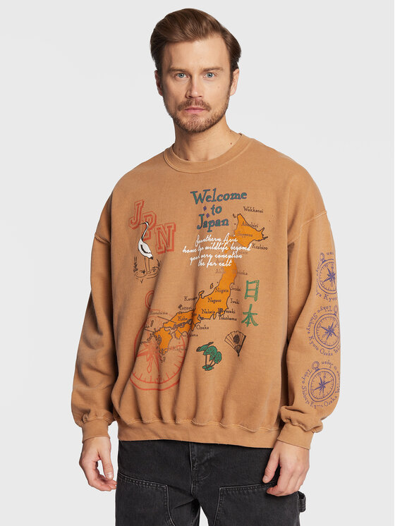 BDG Urban Outfitters Džemperis 75327601 Smėlio Regular Fit