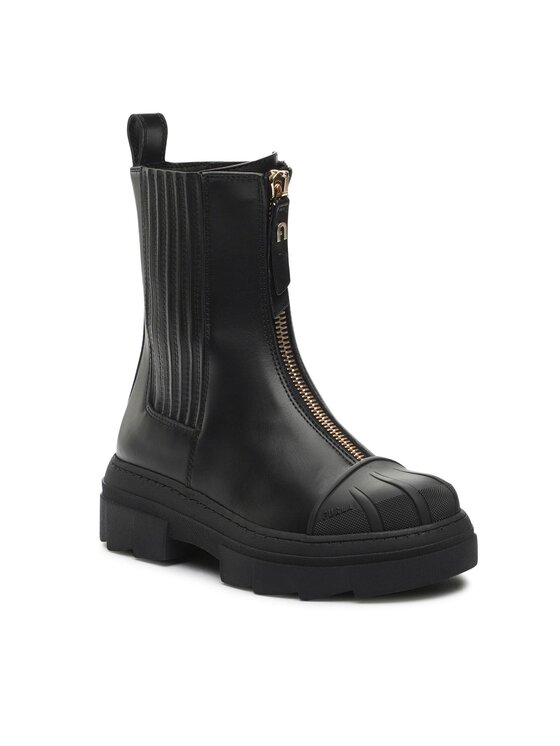 Furla Furla Klassische Stiefeletten Gum YG95FGU-BX2411-O6000-1007 Schwarz
