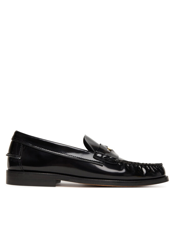 Tommy Hilfiger Tommy Hilfiger Mocasini Hilfiger Penny Abrasivato FW0FW09257 Negru