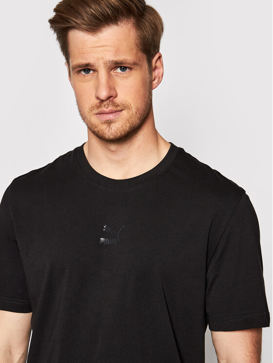 Puma Puma Тишърт Tfs Graphic Tee 597614 Черен Regular Fit