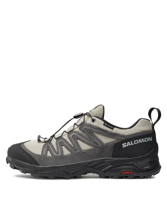 Salomon Salomon Pārgājienu apavi X Ward Leather GORE-TEX L47182100 Bēšs