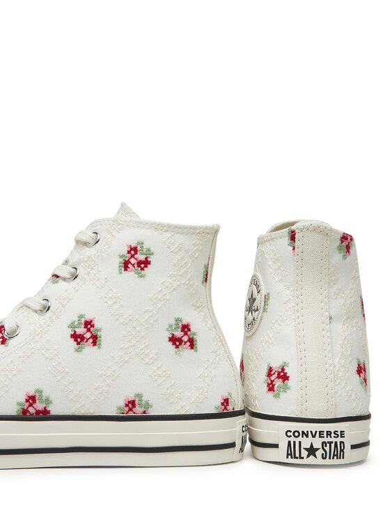 Converse Converse Tenisice Chuck Taylor All Star Vintage Embroidery A12635C Bijela