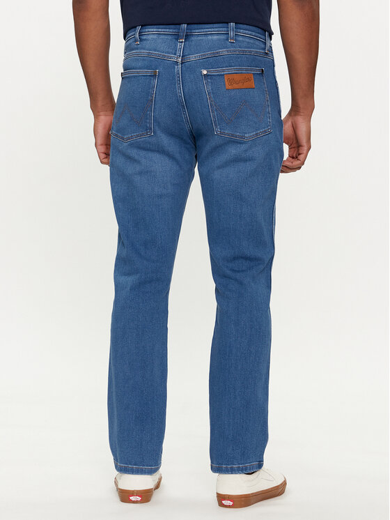 Wrangler Wrangler Jeansy Larston 112350841 Niebieski Slim Fit