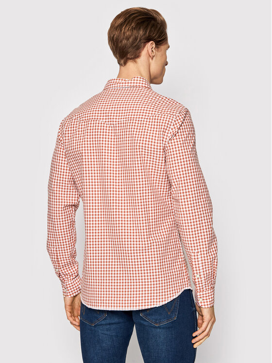 Wrangler Wrangler Koszula Ls Western W5C2CIR11 112146107 Czerwony Regular Fit