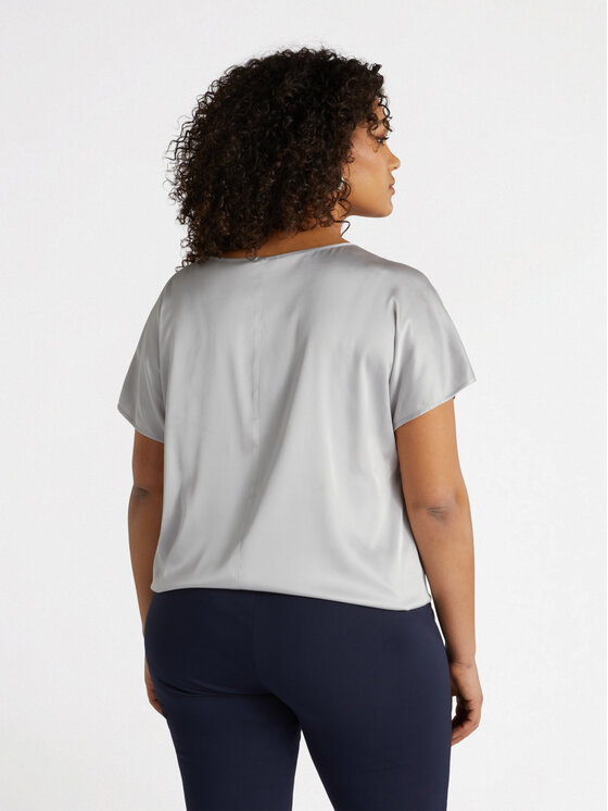 Fiorella Rubino Fiorella Rubino Bluzka 2739T002226N013 Szary Regular Fit