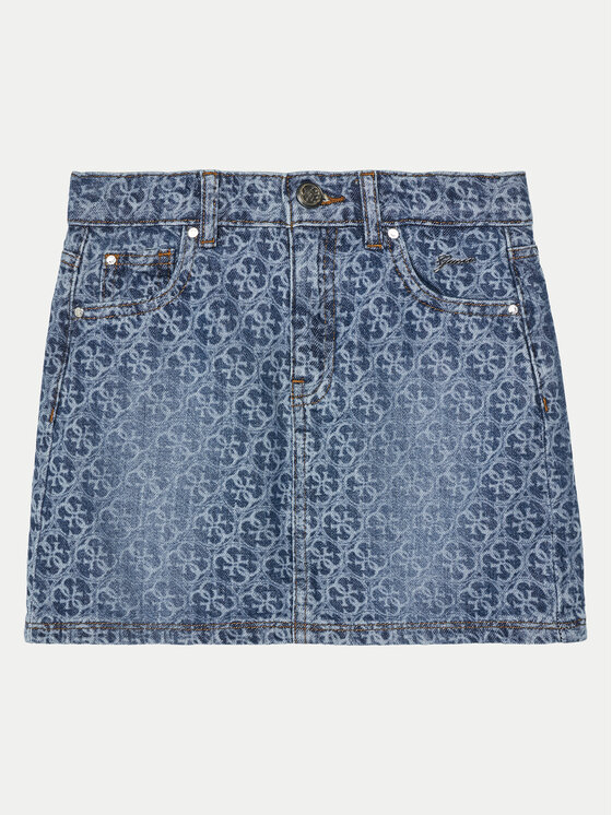 Gyerek Farmer szoknya Guess, Méret: 16Y, Kék, J5RD14 D45E0