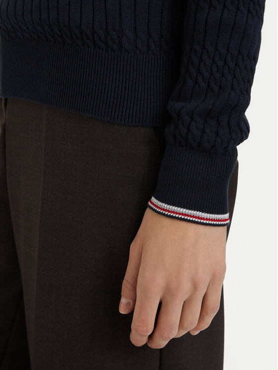 Beverly Hills Polo Club Beverly Hills Polo Club Svetr P-SS26W-M537390 Tmavomodrá Regular Fit