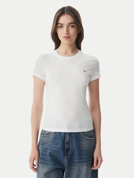 Tommy Jeans Póló szett DW0DW21366 Fehér Slim Fit