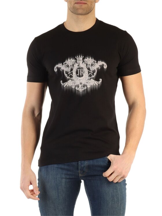 John Richmond T-shirt T-shirt da uomo John Richmond Nero Regular Fit