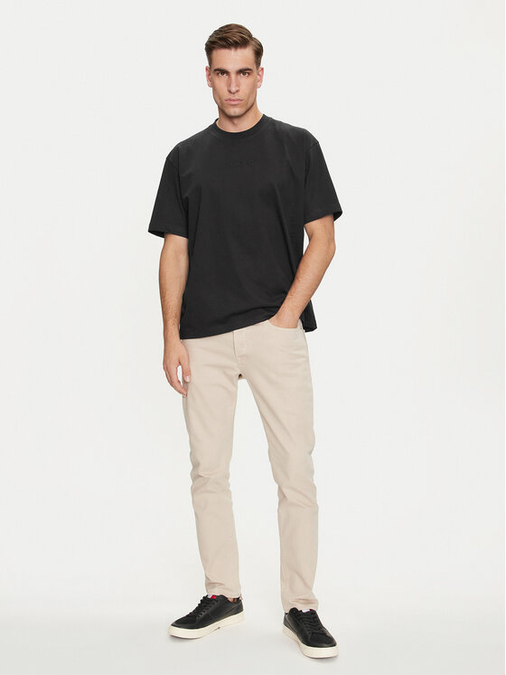 Guess Jeans Guess Jeans Футболка M4YI44 K8FQ4 Чорний Regular Fit